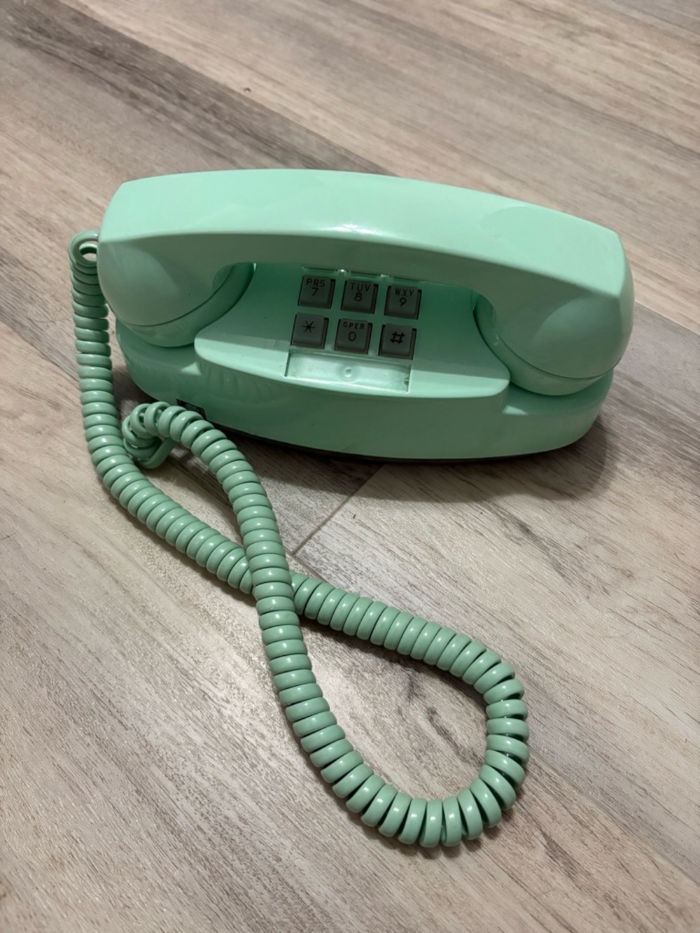 Rare Western Electric Princess Model 702 Mint Cameo Green Telephone Vintage 1960